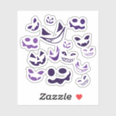Spooky Faces Sticker (Vel)