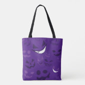 Spooky Faces Tote Bag (Achterkant)