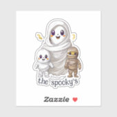 Spooky Family Sticker (Vel)