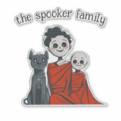 Spooky Family Sticker (Voorkant)