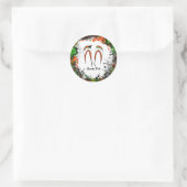 Spooky Feet Badge Ronde Sticker (Tas)