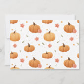 Spooky First Birthday Photo Invite Kaart (Achterkant)