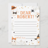 Spooky First Birthday Time Capsule Kaart (Voorkant)