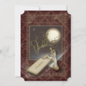 Spooky Floating Hand Halloween Invitation Kaart (Voorkant)