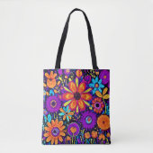 Spooky Floral Art Tote Bag (Voorkant)