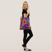 Spooky Floral Art Tote Bag (Op model)