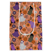 Spooky floral medium cadeauzakje (Achterkant)