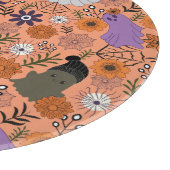 Spooky floral snijplank (Hoek)