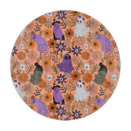 Spooky floral snijplank