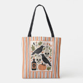 Spooky Folk Art Festival Halloween Tote Bag (Achterkant)