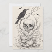 Spooky Forest Halloween Kaart (Voorkant)