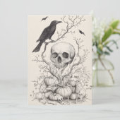 Spooky Forest Halloween Kaart (Staand voorkant)