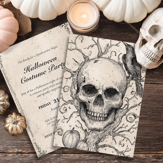 Spooky Forest Halloween Kaart