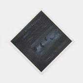 Spooky Forest in Night Halloween Servet (Hoek)