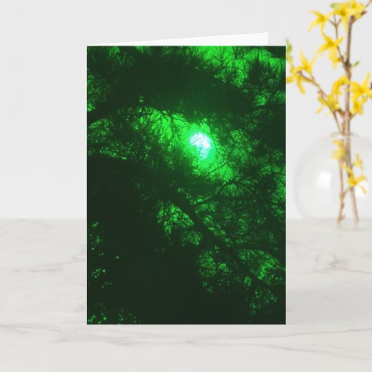 Spooky Forest Kaart (Gele Bloem)