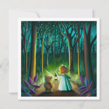 Spooky Forest - Mini Print