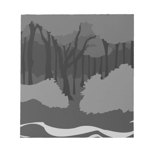 Spooky Forest Notitieblok (Voorkant)