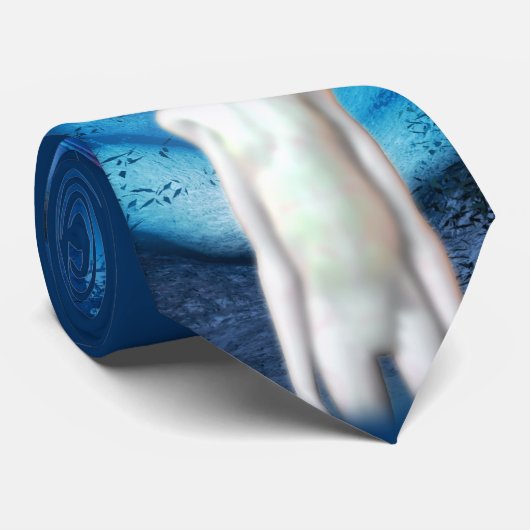 Spooky Forest UFO Close Encounter Stropdas (Opgerold)