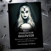 Spooky Fortune Teller Halloween Groet Feestdagenkaart