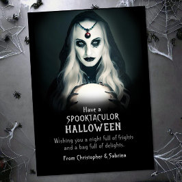 Spooky Fortune Teller Halloween Groet Feestdagenkaart