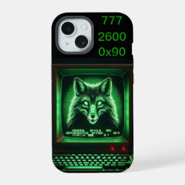 Spooky Fox Robot iPhone 15 Case
