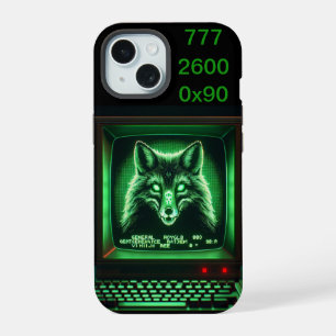 Spooky Fox Robot iPhone 15 Case