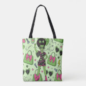 Spooky Frankenstein Creepy Monster For Halloween Tote Bag (Achterkant)