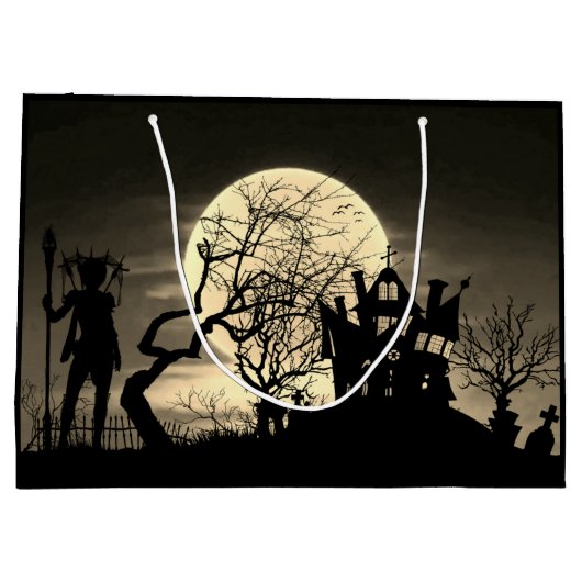 Spooky Full Moon Groot Cadeauzakje (Achterkant)