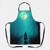 Spooky Full Moon Night Design Schort (Voorkant)