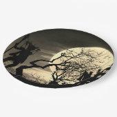 Spooky Full Moon Paper-Bord Papieren Bordje (Gekanteld)
