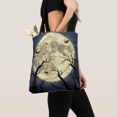 Spooky Full Moon Tote Bag (Dichtbij)