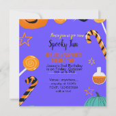 Spooky Fun Ghost Halloween sjabloon Uitnodiging (Voorkant)