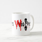 Spooky Fun: 'Go Witches' Halloween 🧙♀️🎃 Koffiemok (Voorkant rechts)