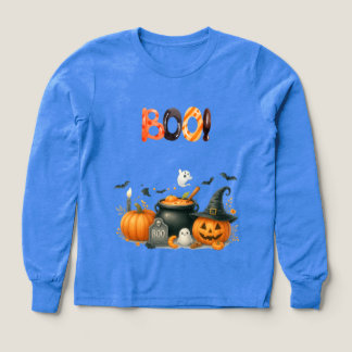 Spooky Fun Halloween BOO Kinder T-shirt met spoken