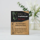 Spooky Fun Halloween Briefkaart Invitation (Staand voorkant)