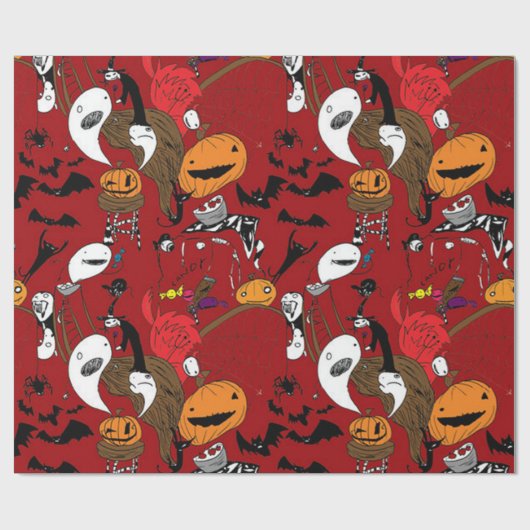 Spooky Fun Halloween Cadeaupapier (Vlak)