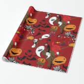Spooky Fun Halloween Cadeaupapier (Uitgerold)