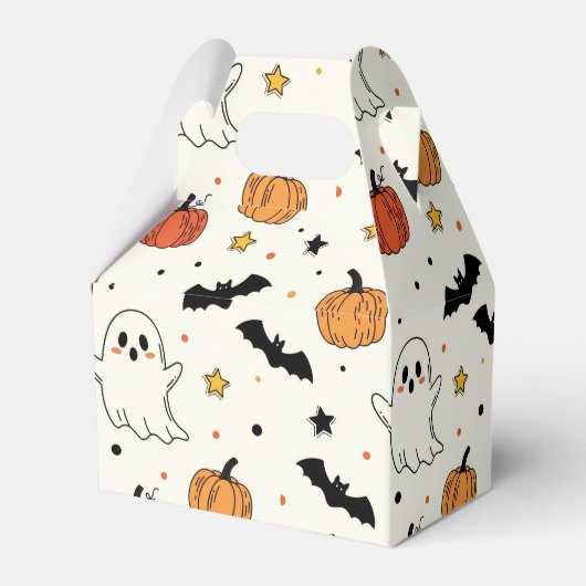 Spooky Fun Halloween Kostuumfeest Bedankdoosjes (Achterkant)