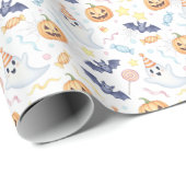 Spooky Fun Halloween Kostuumfeest Cadeaupapier (Rol Hoek)