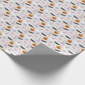 Spooky Fun Halloween Kostuumfeest Cadeaupapier (Hoek)