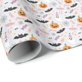 Spooky Fun Halloween Kostuumfeest Cadeaupapier (Rol Hoek)