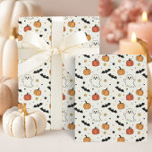Spooky Fun Halloween Kostuumfeest Cadeaupapier