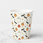 Spooky Fun Halloween Kostuumfeest Papieren Bekers (Achterkant)