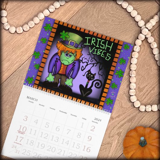Spooky Fun Halloween Maandelijkse Inspirivity Jaar Kalender