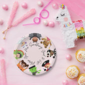 Spooky Fun Halloween Paper Borden, 7" Papieren Bordje (Feest)