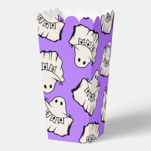 Spooky & Fun Halloween Popcorn Bedankdoosjes (Achterkant)