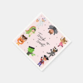 Spooky Fun Halloween servetten voor kinderfeestje (Hoek)