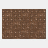 Spooky Fun Halloween Skulls Spiers and Stripes Inpakpapier Vel (Voorkant 3)