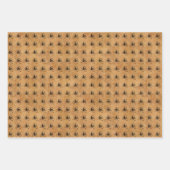 Spooky Fun Halloween Skulls Spiers and Stripes Inpakpapier Vel (Voorkant 2)