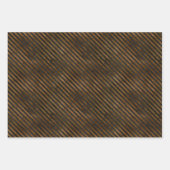 Spooky Fun Halloween Skulls Spiers and Stripes Inpakpapier Vel (Voorkant)